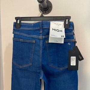 NWT rag & bone high-rise ankle cigarette jeans